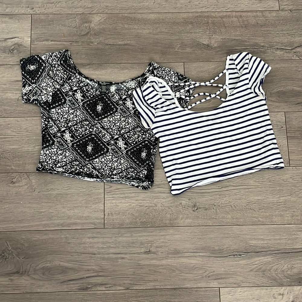 Two crop tops